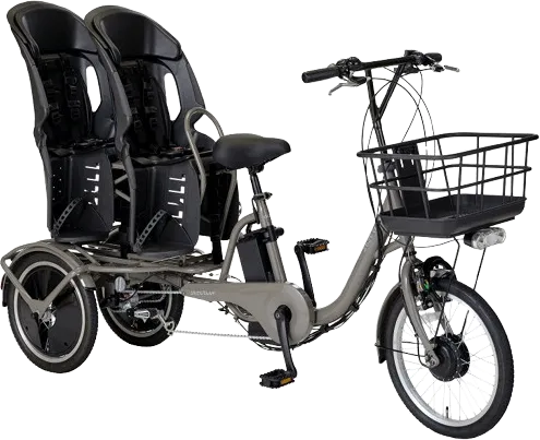 前後乗せタイプ自転車
