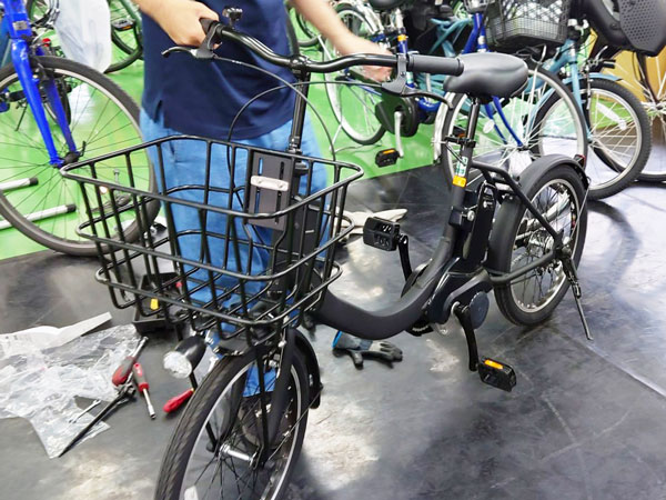 Panasonic SW 前かご装着事例 扱いやすさに便利さをプラス - 電動 